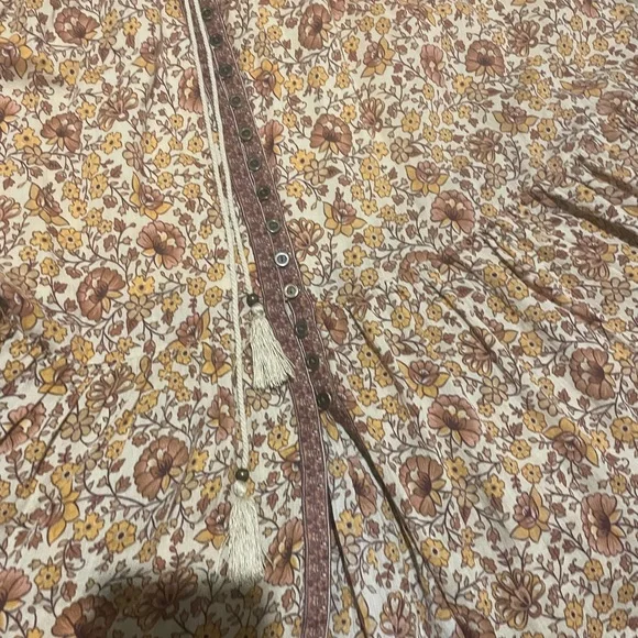 Spell and The Gypsy Sundown Maxi Dress/Gown in Spice with tags size S - Picture 7 of 7